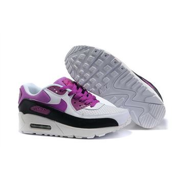Nike Air Max 90 Womens Shoes Wholesale Purple White Black Italy